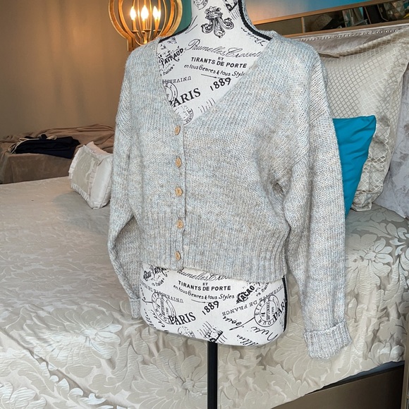 L👀K > VINTAGE “County Seat”< Cropped Sweater🔥 - Picture 3 of 11